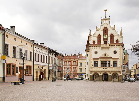 rynek z XV wieku w Rzeszowie